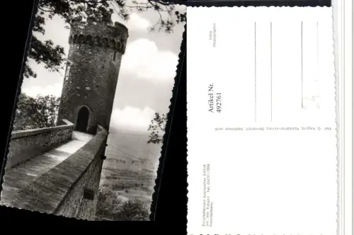 492761,Auerbacher Schloss b. Bensheim Burgrestaurant Turm