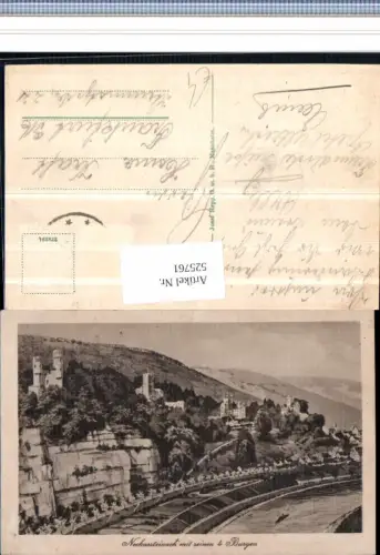 525761,Neckarsteinach m. Burgen LK Bergstraße