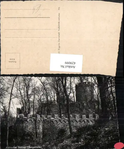 429099,Alsbacher Schloss an der Bergstraße