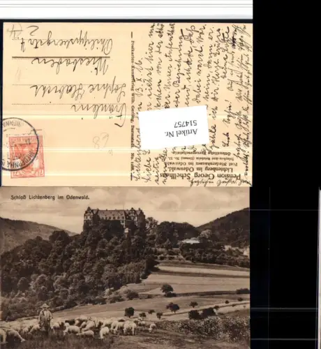 514757,Schloss Lichtenberg im Odenwald b. Niedernhausen Fischbachtal