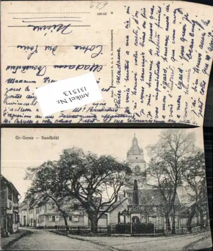 131513,Gross Gerau Sandböhl Tolle Ansicht 1920 Groß