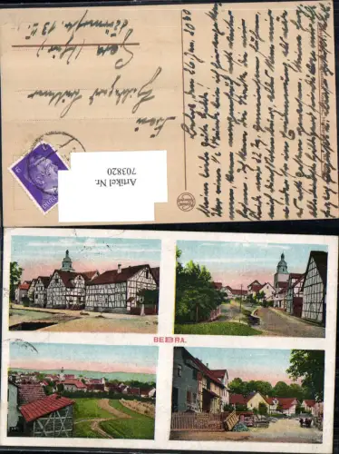 703820 Lithographie Bebra Lk Hersfeld-Rotenburg