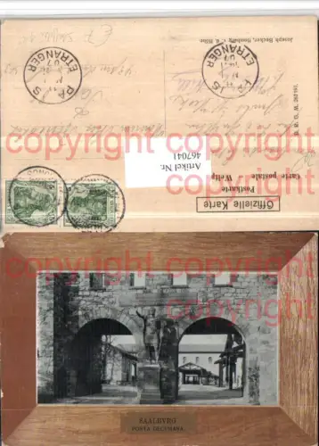 467041,Staffelei AK Saalburg b. Bad Homburg Porta Decumana Tor