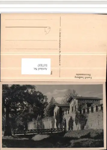 517337,Kastell Saalburg b. Bad Homburg vor der Höhe Decumanseite Brücke