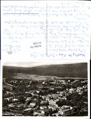 611106,tolle Fliegeraufnahme Dornholzhausen im Taunus Bad Homburg