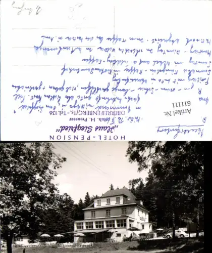 611111,Oberreifenberg b. Schmitten Taunus Hotel Pension Haus Siegfried VW Käfer