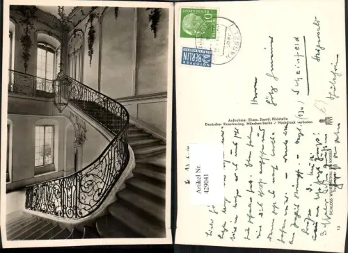 429041,Calden Schloss Wilhelmsthal b. Kassel Treppenhaus