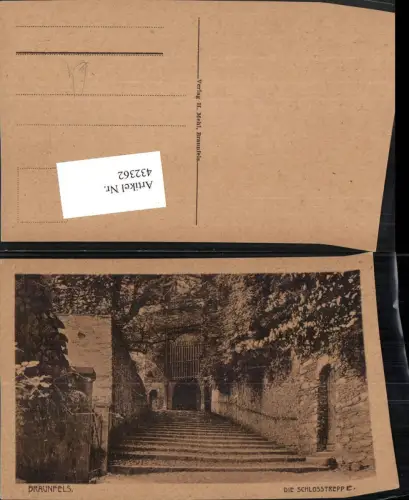432362,Braunfels Schlosstreppe Stiege