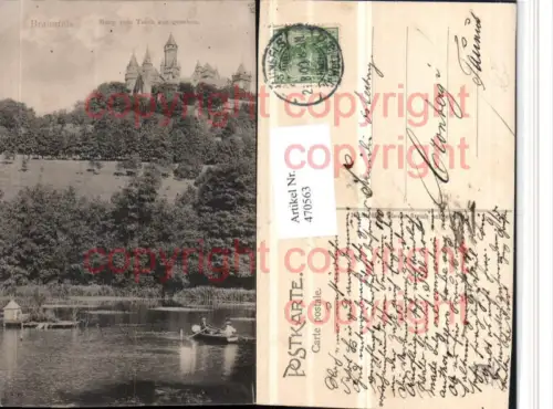 470563,Braunfels Burg vom Teich aus gesehen