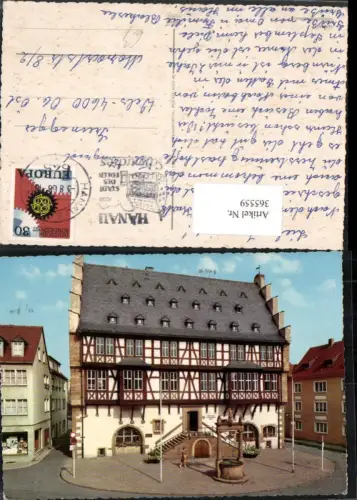 365559,Hanau Goldschmiedehaus Haus Brunnen