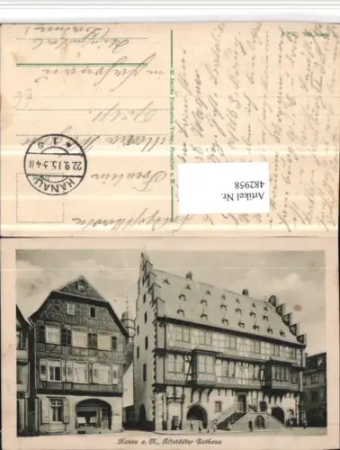 482958,Hanau am Main Altstädter Rathaus
