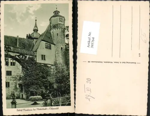 395764,Schloss Fürstenau b. Michelstadt im Odenwald