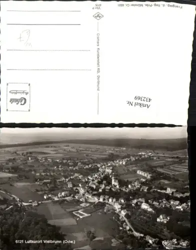 432369,Vielbrunn b. Michelstadt Totale Fliegeraufnahme