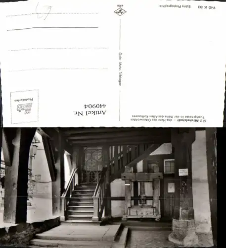 440904,Michelstadt Altes Rathaus Halle Tuchpresse