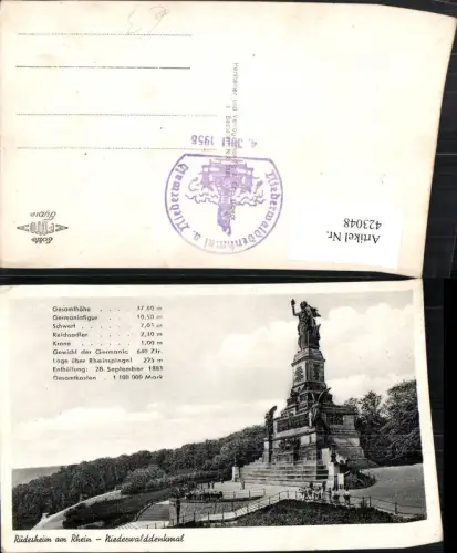 423048,Rüdesheim am Rhein Niederwalddenkmal
