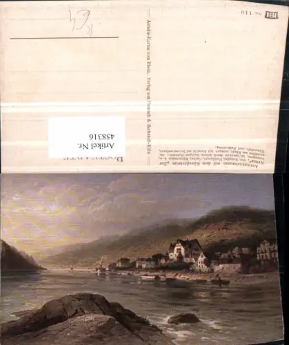 458316,Künstler AK N. Astudin Assmannshausen Künstlerheim zur Krone