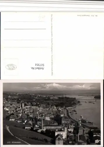 517351,Rüdesheim am Rhein Totale Dampfer Brücke