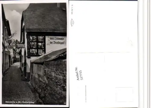 517715,Rüdesheim am Rhein Drosselgasse Straßenansicht