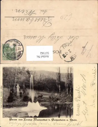 557362,Gruss aus Kloster Marienthal Geisenheim am Rhein