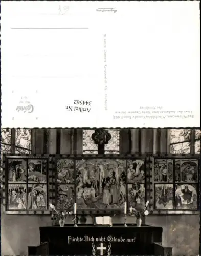 344562,Bad Wildungen Kirche Altarbild des Konrad v. Soest