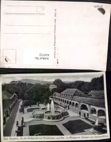 416712,Bad Nauheim Badesprudel m. Badehäuser u. Park m. Kurhaus u. Johannisberg