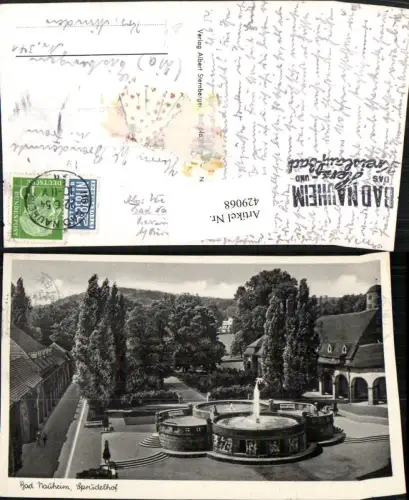 429068,Bad Nauheim Sprudelhof Brunnen