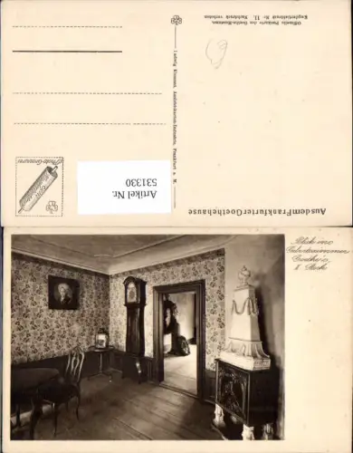 531330,Frankfurt Main Goethehaus Goethe Geburtszimmer Kamin