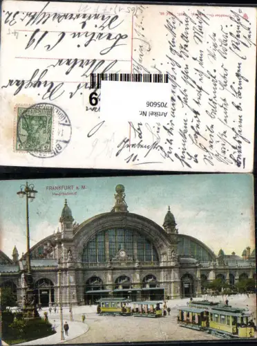 705606 Frankfurt am Main Hauptbahnhof Bahnhof Straßenbahn pub Dr. Trenkler Co Fkf 95