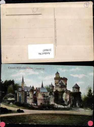 219647,Kassel-Wilhelmshöhe Löwenburg Burg