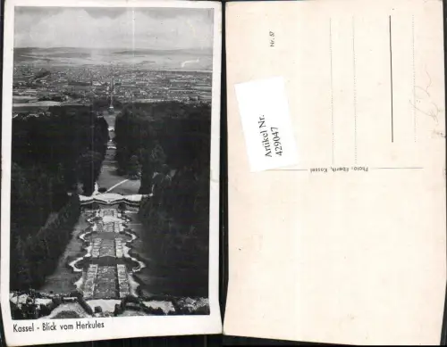 429047,Kassel Totale Blick vom Herkules