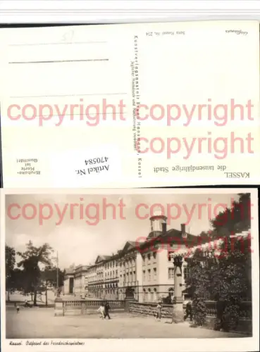 470584,Kassel Ostfront des Friedrichsplatzes