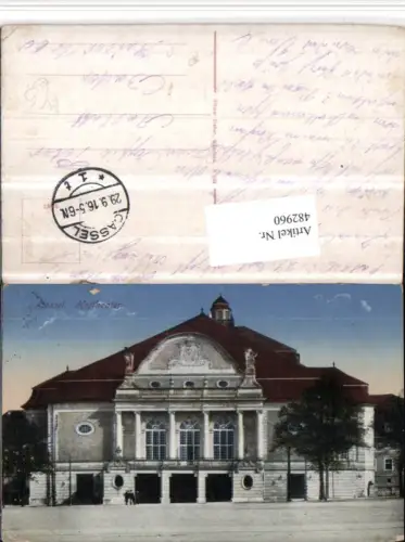 482960,Cassel Kassel Hoftheater Gebäude