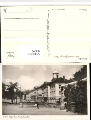 482992,Kassel Ostfront des Friedrichsplatzes