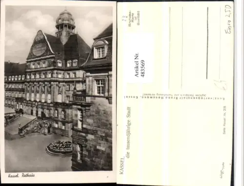 483569,Kassel Rathaus Gebäude