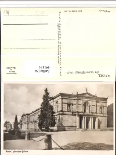 491125,Kassel Gemälde-Galerie pub Bruno Hansmann 276