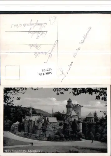 492778,Kassel Wilhelmshöhe Löwenburg Burg