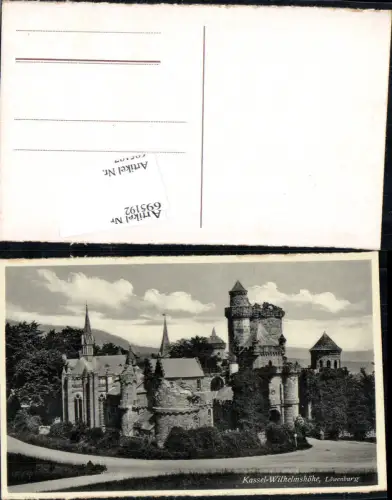 695192 Cassel Kassel Wilhelmshöhe Löwenburg