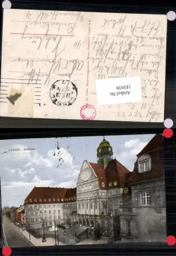 143939,Cassel Kassel Rathaus 1910