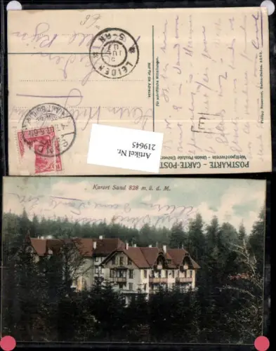 219645,Kurort Sand Amt Bühl