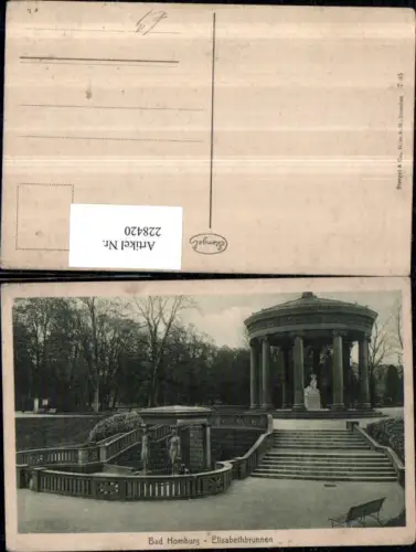 228420,Bad Homburg Elisabethbrunnen Brunnen Tempel pub Stengel e Co 7585