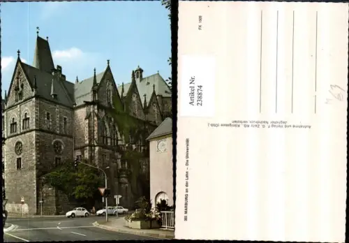 238874,Marburg an d. Lahn Die Universität VW-Käfer Ampel