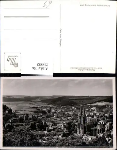 238883,Marburg an d. Lahn Totale Blick v. Schloss auf Elisabethkirche