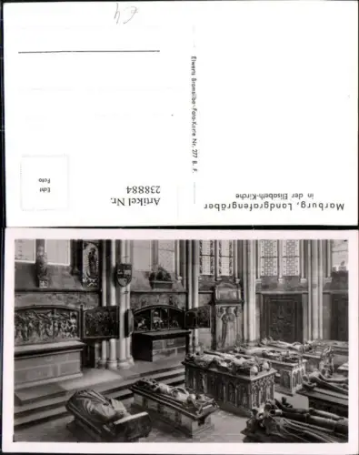 238884,Marburg Landgrafengräber Gräber in d. Elisabeth-Kirche