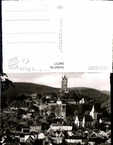 568717,Foto Ak Dillenburg Blick z. Schloßberg