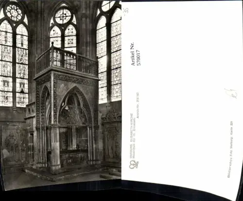 570017,Marburg Elisabethkirche Mausoleum d. Hl. Elisabeth