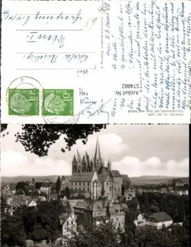574882,Limburg an der Lahn Gesamtansicht mit Dom und Schloß