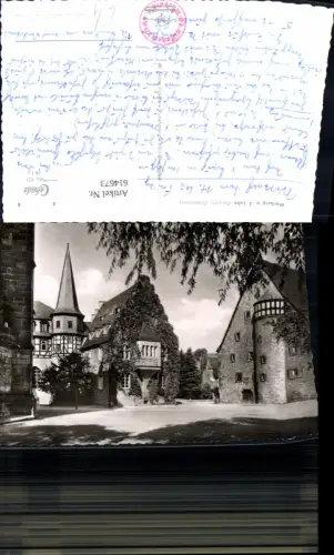 614673,Foto Ak Marburg a. d. Lahn Deutsch-Ordenshaus