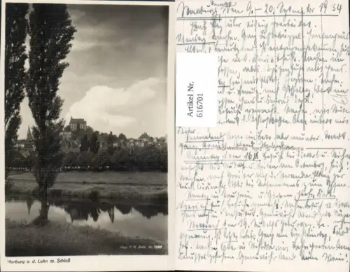 616701,Foto Ak Marburg a. d. Lahn Schloss