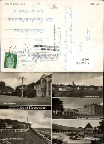396481,Bad Doberan Eisenbahn Rerik Heiligendamm Kühlungsborn Nienhagen Mehrbildkarte