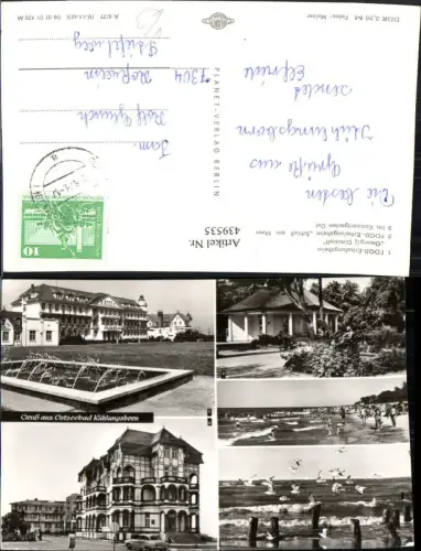 439535,Ostseebad Kühlungsborn Strand Erholungsheim Mehrbildkarte pub Planet Berlin